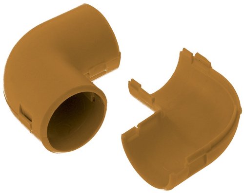 Угол разборный 90гр. ПВХ Промрукав Д=16 IP40 бук фото Угол разборный 90гр. ПВХ Промрукав Д=16 IP40 бук картинка